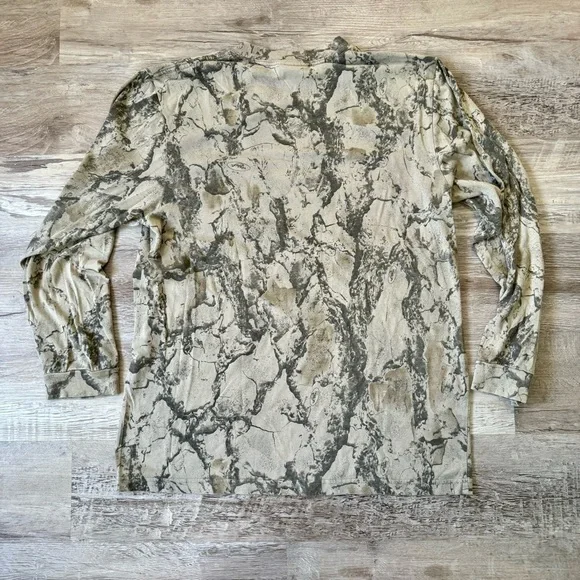 Vintage Winchester camo long sleeve shirt fits men’s L realtree mossy bark - Picture 4 of 5